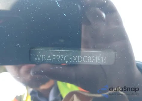 2013 BMW 535 I z USA, uszkodzony, nr VIN WBAFR7C5XDC821513